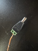 Wtyk zasilania DC 2.1/5.5 mm męski – adapter śrubowy CCTV 12V