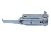 Napinacz plandeki firanki z rączką, kwadrat LEWY