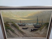 Stary obraz na płótnie ERIK YTTING  .