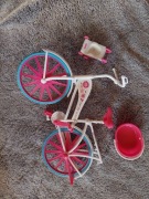 Plastikowy rower dla lalki Barbie