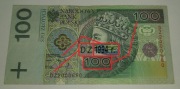 ! Seria DZ 1994, 100 zł / PLN, Seria Końcowa Serii "D" !
