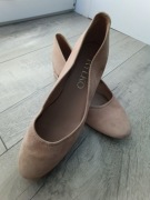 Czółenka damskie beżowe Ryłko