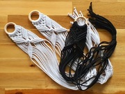 Kwietnik boho makrama 