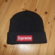 SUPREME Beanie UNISEX Czapka Zimowa Czarna
