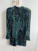 Sukienka damska Balmain dla H&M Jedwab zielona r. 40 L