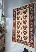 Dywan kilim folk turecki wełna etno aztec wzory unikat vintage
