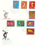 Mistrzostwa Europy FDC 1966 w lekkoatletyce Warszawa 18-06-1966