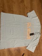 T-shirt męski Guess koszulka nowy błękitny roz. L oryginał Half Price