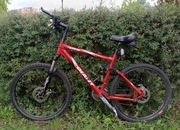 Rower MTB Giant 18" amortyzatory przód i tył hydrauliczne tarczowe hamulce