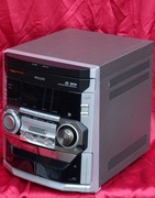 Wieża mini PHILIPS FW-C390 radio wzmacniacz EQ CD działają, deck nie działa