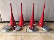 1 czerwona lampa wisząca, Jazz Mini VIBIA, model 1337, Białystok