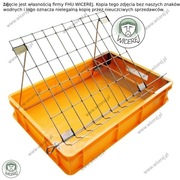 Duża Wanienka do odsklepiania ramek z nierdzewnym koszem na odsklepiny