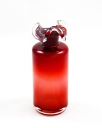 Wazon dwuwarstwowy, J.Słuczan-Orkusz, Huta Tarnowiec, vintage PRL, 80te