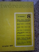 Twórczość nr 385 (8/1977) Najder o Conradzie; Ważyk o modernizmie