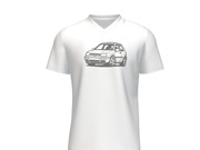 Koszulka damska/męska dla fanów motoryzacji  biała nadruk 