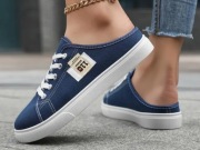 Klapki sportowe damskie jak tenisówki - rozm. 39