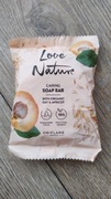 Pielęgnujące mydło Love Nature z organicznym owsem i morelą