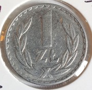 1 złoty 1975 b.z.m PRL