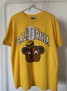 ZARA bluzka krótki rękaw California żółta