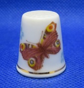 Naparstek Kolekcjonerski Porcelanowy Motyle 
