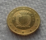 Malta Republika 50 euro centów eurocent 2020 F KM# 130 Mennica Paryż