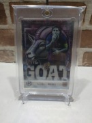 Topps match attax 2024/2025 extra Messi goat lmp 1:1800 gratis Holder 