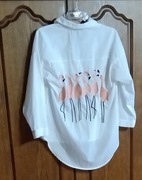 Koszula pelikany, oversize 