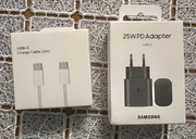 Zestaw: nową kostkę do ładowania Samsung na USB C oraz kabel na USB C 2m