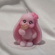 ŚWIECZKA RĘCZNIE ROBIONA IDEALNY PREZENT NA WALENTYNKI, URODZINY, ŚWIĘTA