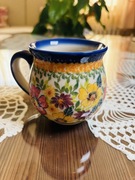 Kubek 0,33 l poj ceramika bolesławiecka