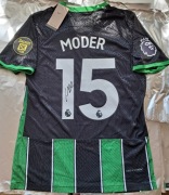 AUTOGRAF koszulka Jakub Moder - Brighton Premier League