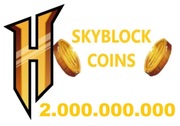 MINECRAFT HYPIXEL COINS 2B 2.000.000.000 SKYBLOCK MONETY GOLD HYPIXEL