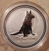 Srebrna moneta Lunar I Rok Psa 2006 1 oz