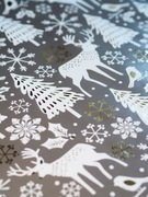 Papier do pakowania "Zimowa opowieść", 76,2 cm x 3,6 m