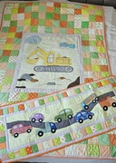 Narzuta na łóżko i makatka pokój chłopięcy