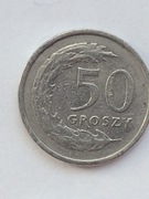 Moneta 50 groszy z 1990 roku 