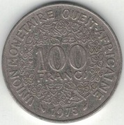 Afryka Zachodnia (BCEAO) 100 franków 1975 - 26 mm - nr 2