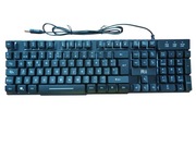 KLAWIATURA GAMINGOWA PODŚWIETLANA RGB 
