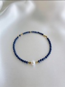 Bransoletka z hematytów platerowanych handmade