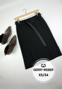 Czarna klasyczna spódnica Gerry Weber XS 34 elegancka midi biurowa casual