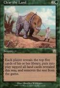MTG Mercadian Masques: Clear the Land