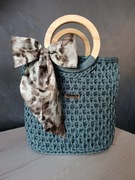 Torebka koszyczek Handmade rękodzieło 