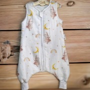 MUŚLINOWY Śpiworek z nogawkami ABS antypoślizgowe 1,5 tog  