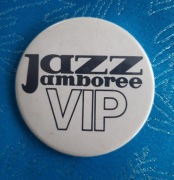 Oryginalna przypinka odznaka Festiwal Jazz Jamboree VIP - Warszawa