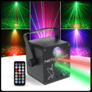 Projektor laserowy LED ŚWIATŁA SCENICZNE Dyskoteka Impreza Prezent