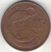 Irlandia 1 penny pens 1971 - 20,32 mm - nr 3