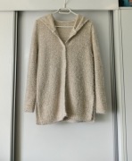 Kardigan sweter damski kaptur rozm S