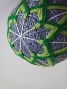 Kula temari Simple Chrysanthemum 5cm DIY