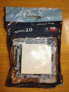 SIMON 10 - Przycisk dzwonek CD1.01/11 biały