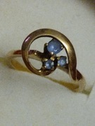 WARMET pierścionek złoty r.12